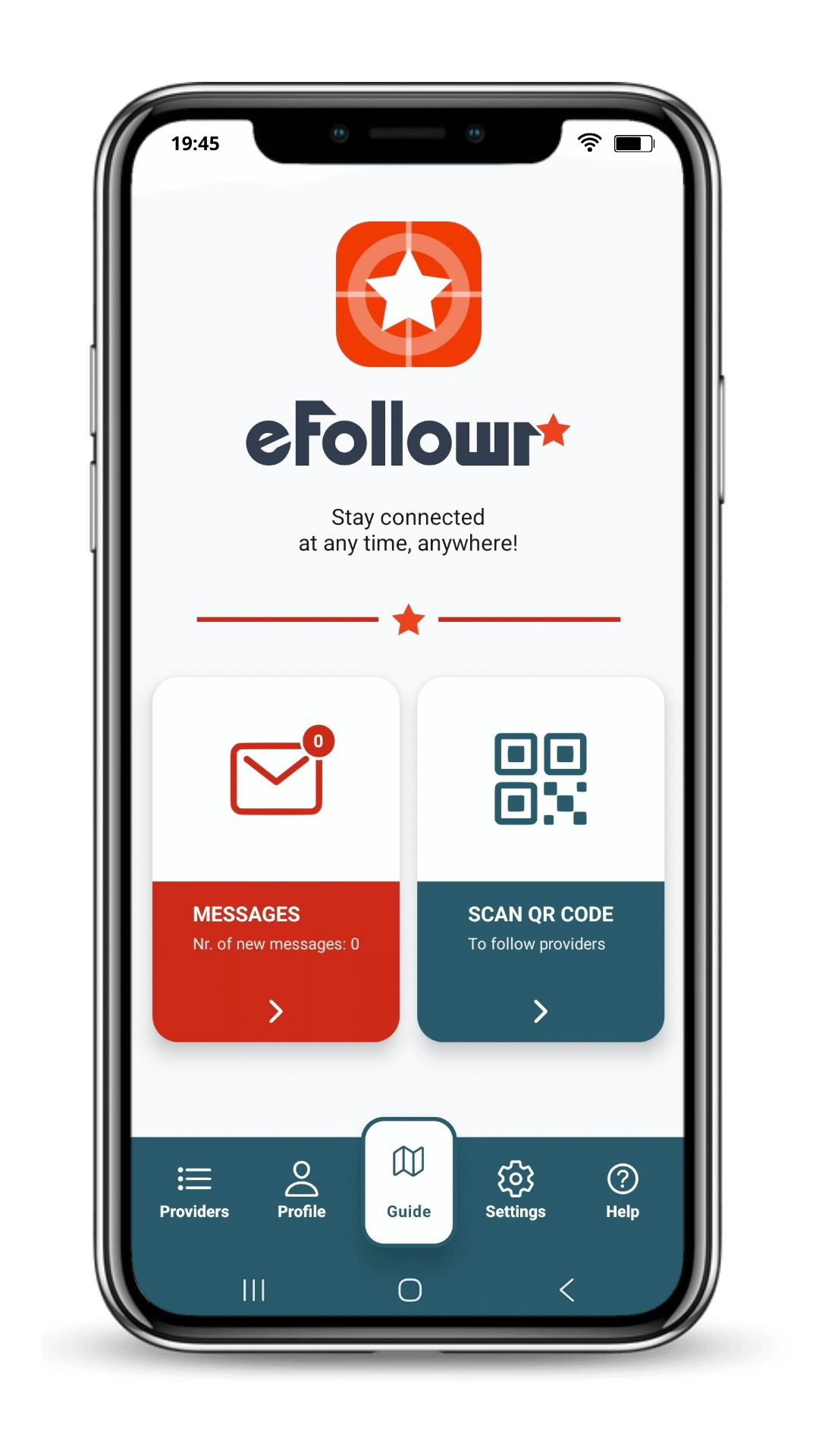 eFollowr v aplikaciji